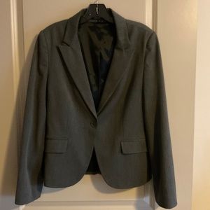 Textured Blazer one Button Blazer
